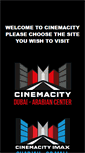 Mobile Screenshot of cinemacity.ae